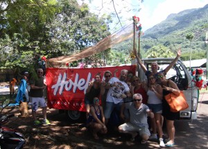 La squadra di Hotelplan pronta per il Carnevale di Seychelles