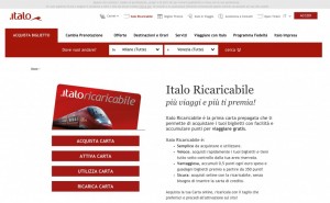 Ntv lancia la carta prepagata Italo Ricaricabile
