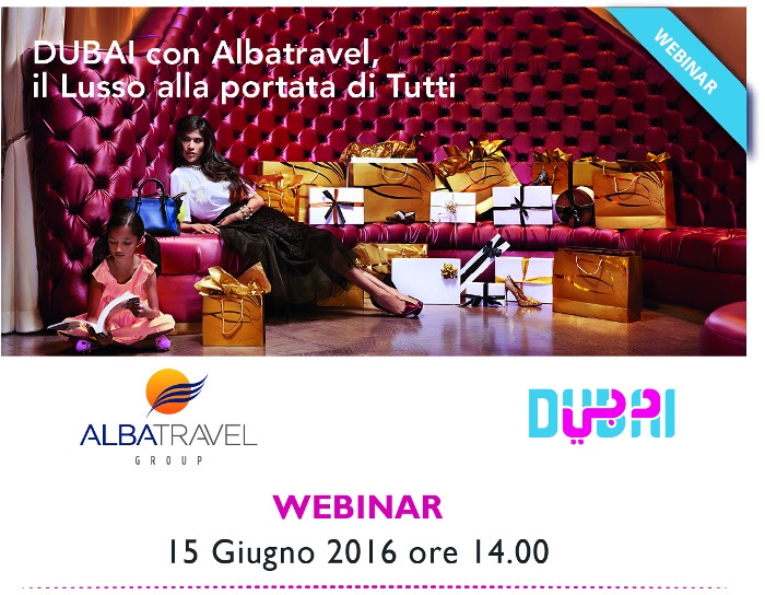Webinar Dubai con Albatravel, il lusso alla portata di tutti