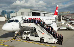 Swiss: primo volo del CS 100 con i ceo di Star Alliance