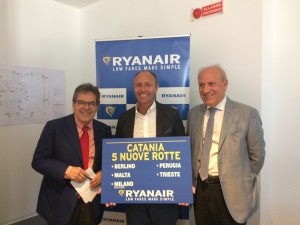 Ryanair presenta l’operativo invernale da Catania