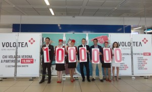 Volotea supera il milione di passeggeri da Verona