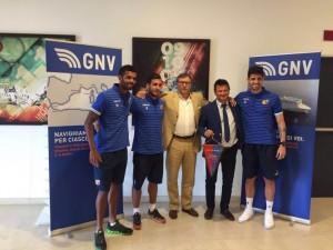 Gnv sponsor del Catania: «Rafforziamo il legame con il territorio»