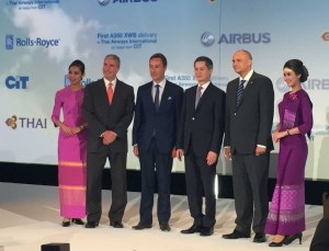 Thai Airways riceve il primo A350 XWB