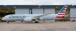 American Airlines, pronto al debutto il primo B787-900