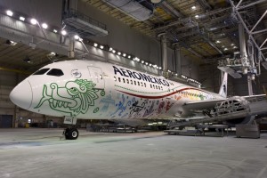 Aeromexico battezza il suo primo Dreamliner Quetzalcoatl