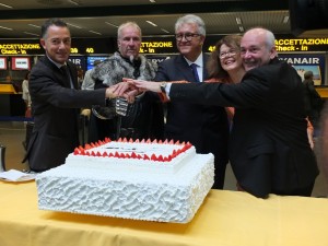 Ryanair festeggia il nuovo volo Milano Bergamo-Belfast