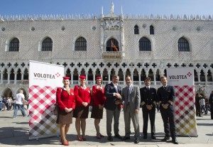 Volotea partecipa al restauro della balconata di Palazzo Ducale