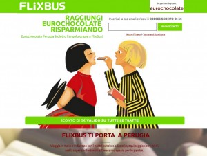 Con FlixBus a Perugia per Eurochocolate 2016