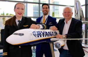Ryanair: 3.500 nuovi posti di lavoro nel 2017