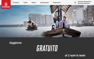 Emirates: offerta volo più due notti gratuite in hotel a Dubai