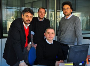 Da sinistra: Sergio Barabani, Antonio Martellotti, Marco Sillani e Sergio Staiti 