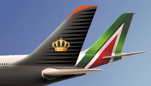 Alitalia sigla accordo di codeshare con Royal Jordanian