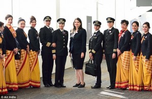 Air India, un volo tutto al femminile per il Guinness dei primati