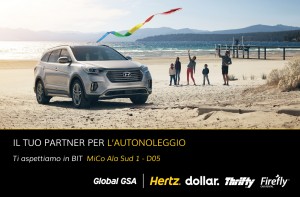 Noleggio auto, l’offerta di Global Gsa alla Bit di Milano