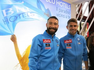 Blu Hotels: bagno di folla in Bmt con i calciatori del Napoli