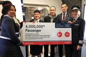 Norwegian a 4 milioni di passeggeri tra Europa e Usa