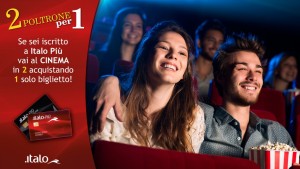 Cinema gratis per gli iscritti ai club Italo Più
