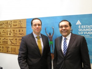 Hisham El Demrey con Emad Abdalla