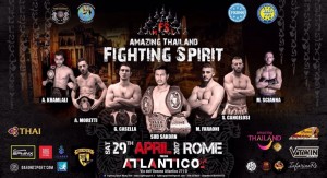 Tat e Thai Airways sponsor di Amazing Thailand Fighting Spirit