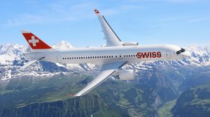 Swiss sulla Ginevra-Londra con il primo CS300 della flotta