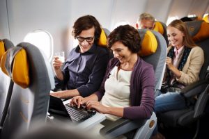 Lufthansa e Austrian Airlines: internet sui voli corto e medio raggio