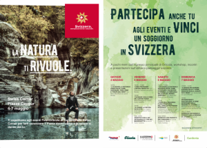 Svizzera Turismo, appuntamenti al Fuori Orticola di Milano