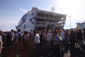 Gnv a Palermo con mille studenti a bordo della  “Nave della Legalità”