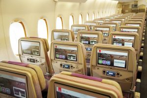 Emirates premiata da Skytrax per il “Miglior intrattenimento a bordo”