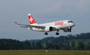 Swiss: capacità a +25% sulla Firenze-Zurigo grazie al CS100