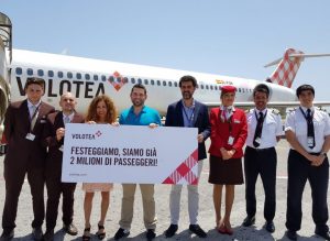 Volotea, promozione per celebrare i 2 milioni di passeggeri da Catania