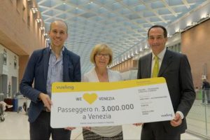 Vueling supera i 3 milioni di passeggeri a Venezia
