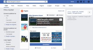 Debutto social per l’Aeroporto di Milano Bergamo