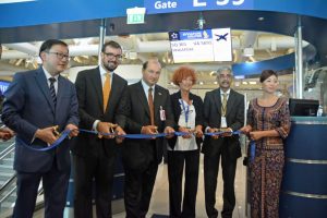 Singapore Airlines festeggia l’A350 a Roma