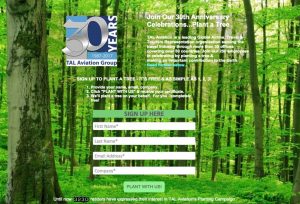 Tal Aviation celebra i 30 anni con la campagna “Plant a Tree”