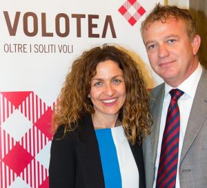 Volotea, Valeria Rebasti, Paolo Arena, Verona