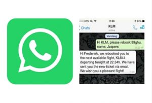 Klm comunica con i passeggeri tramite WhatsApp Business