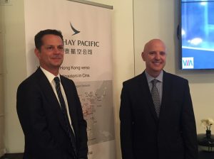 Cathay Pacific, van den Hooven si presenta al mercato italiano