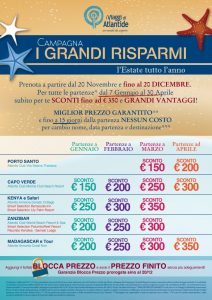 I Viaggi di Atlantide spinge le vendite con “I Grandi Risparmi”