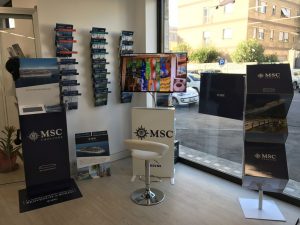 Msc Crociere inaugura il primo Msc Corner in un’agenzia di Roma