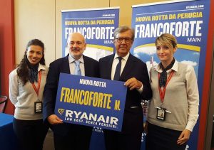 Ryanair rilancia sull’Umbria con un accordo quinquennale