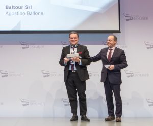 Baltour, il presidente Ballone premiato per gli autobus Man