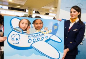 #RyanairNapoli, una giornata in aeroporto con i passeggeri più piccoli