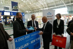 Cagliari, l’aeroporto festeggia i 4 milioni di passeggeri