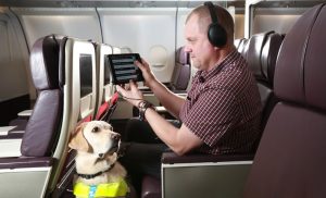 Virgin Atlantic, intrattenimento a bordo per ipovedenti