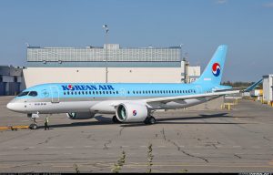 Korean Air, dieci Bombardier CS300 in arrivo sul network domestico