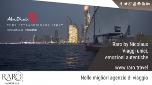 Raro by Nicolaus spinge Abu Dhabi, nuova campagna tra Roma e Milano