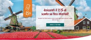 Pass Interrail: sconto del 15% con la promozione di primavera