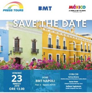 L’ente del turismo del Messico e Press Tours domani insieme in Bmt