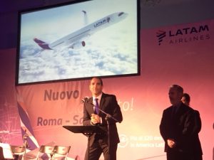 Latam festeggia l’apertura della Roma-San Paolo